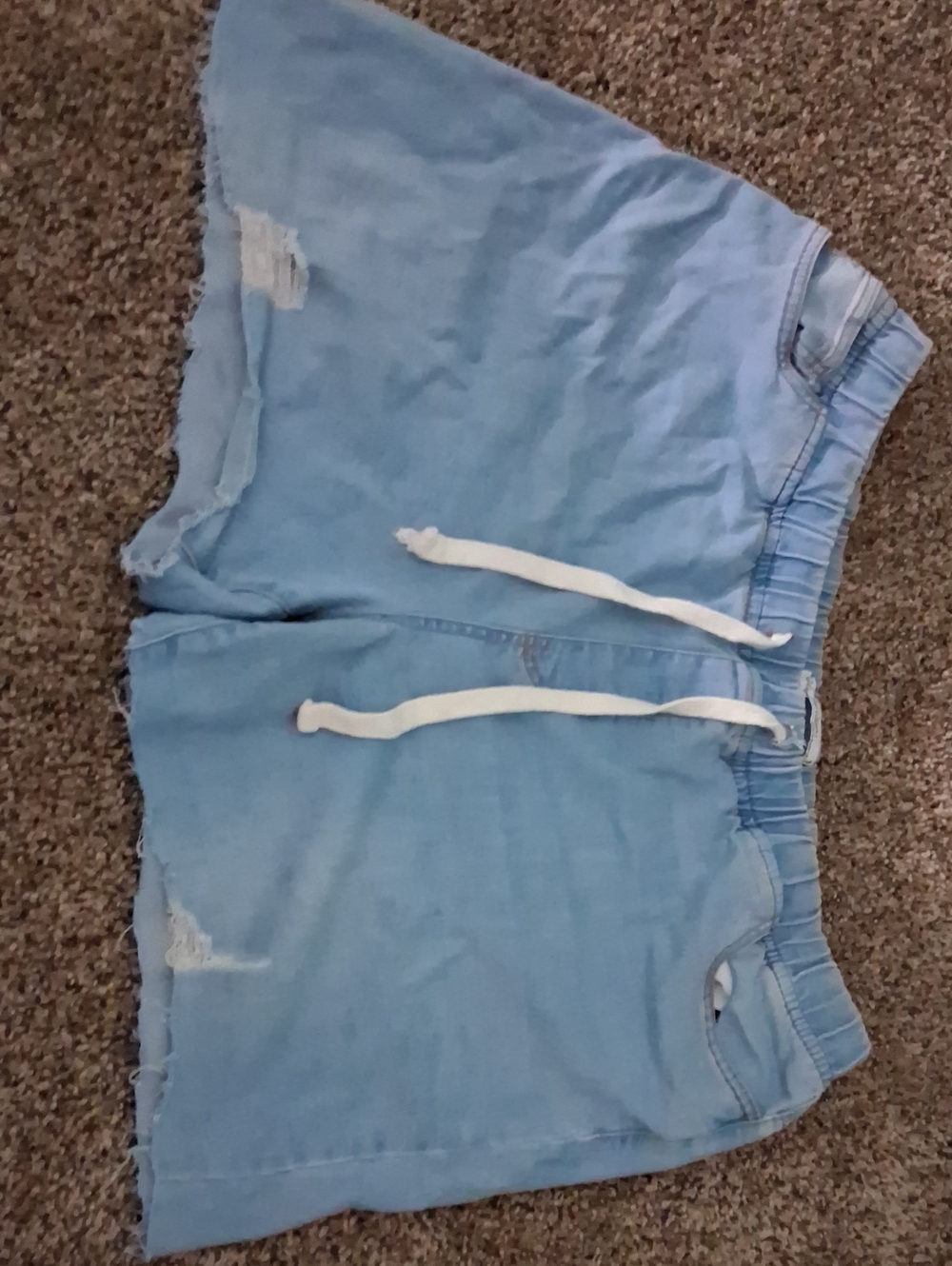 Highway Jeans Light Blue Women's Jean Shorts with Drawstring